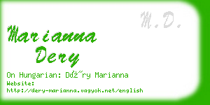 marianna dery business card